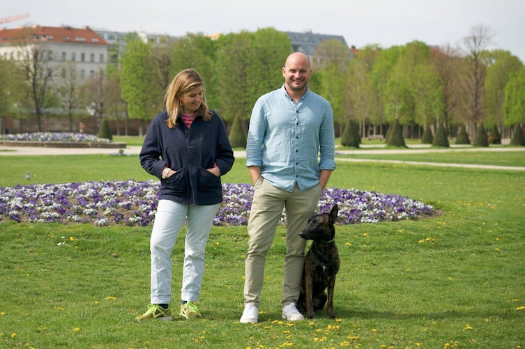 Hundepodcast, Mesi Tötschinger, Florian Günther, Trudi, Augarten